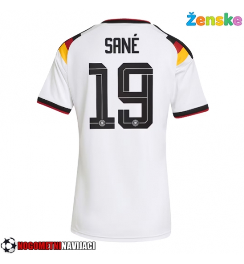 Ženske Nogometnih dresov Nemčija Leroy Sane #19 Domači SP 2026 Kratki rokavi Ženske Nogometnih dresov Nemčija Leroy Sane #19 Domači SP 2026 Kratki rokavi